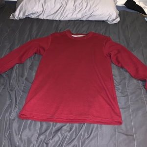 Maroon Long Sleeve Cotton Shirt